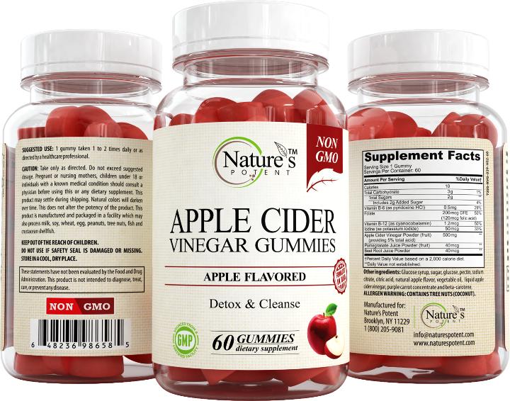 Apple Cider Vinegar Gummies Alternative to Apple Cider Vinegar Capsules, Pills