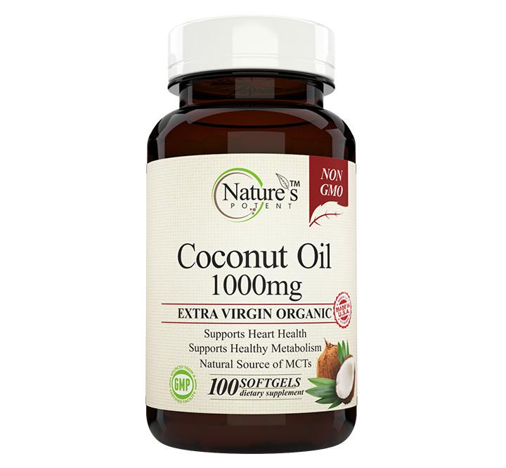Coconut Oil 1000mg Capsules