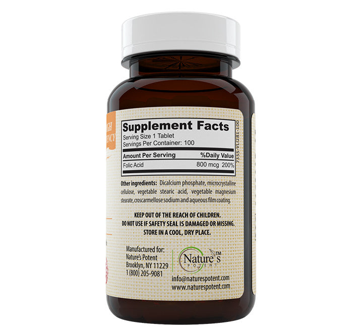 Folic Acid 800 mcg