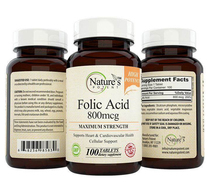 Folic Acid 800 mcg
