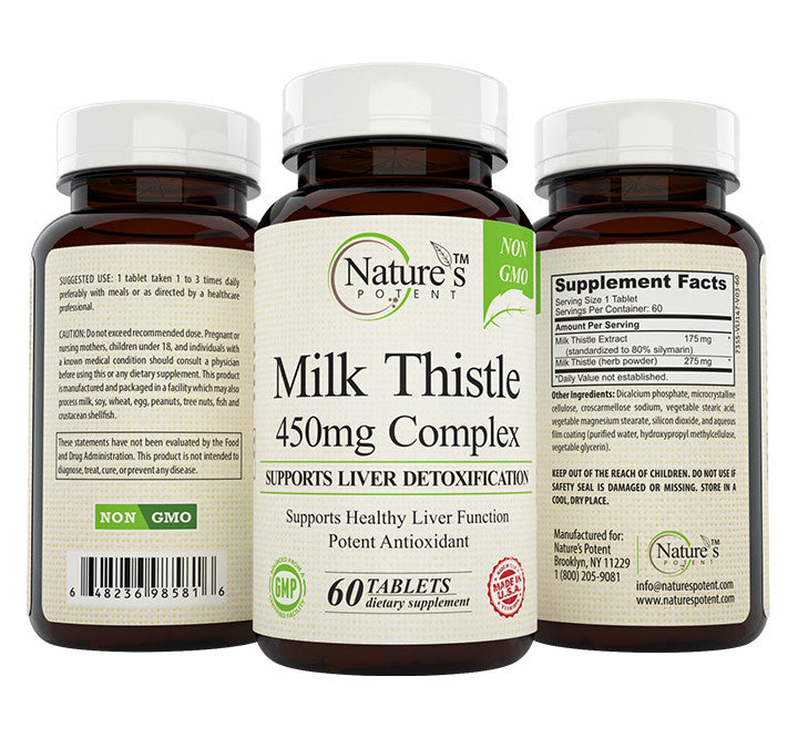  Milk Thistle 450mg Extract