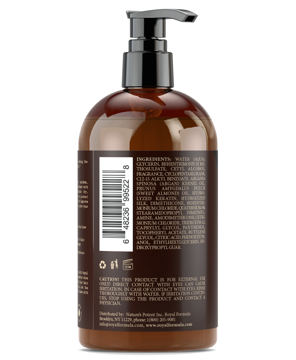 Royal Formula Argan Oil Hair Conditioner Ingredients Image #5