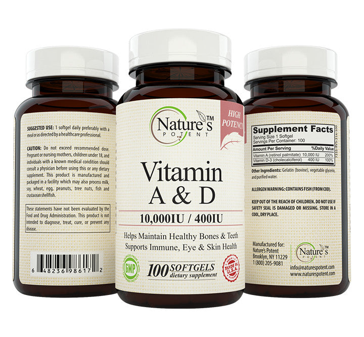 Vitamin A & D 10,000 
