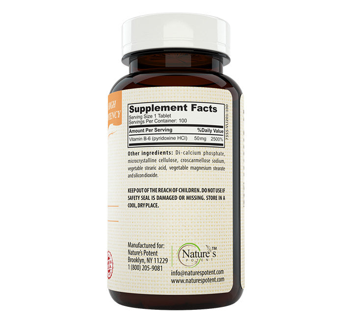 Vitamin B-6 50 Mg